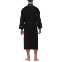 Big and Tall Knit Waffle Kimono