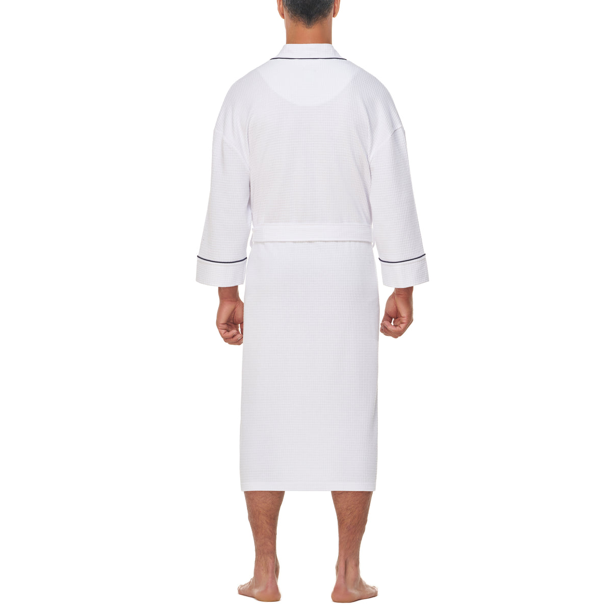 Knit Waffle Kimono Robe