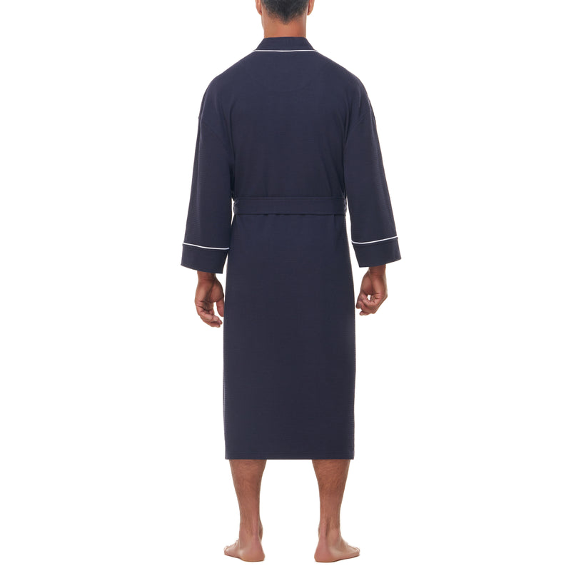 Knit Waffle Kimono Robe