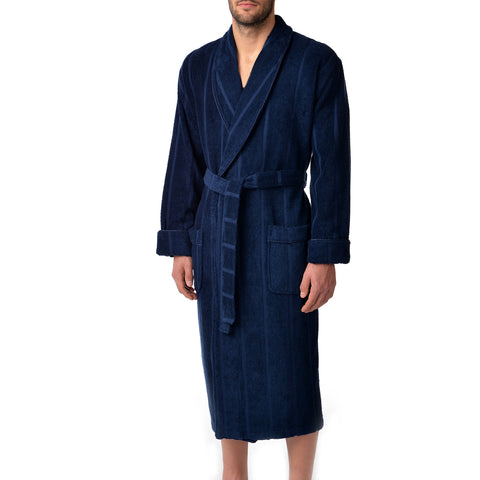 Big And Tall Cotton Long Sleeve Pajama In Blue