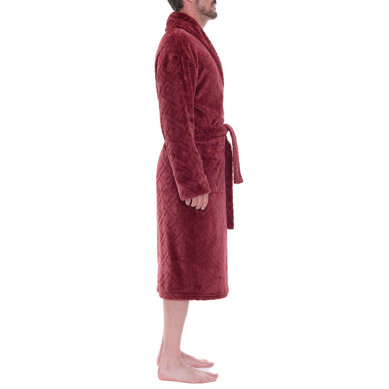 Big And Tall Crossroads Plush Fleece Shawl Robe