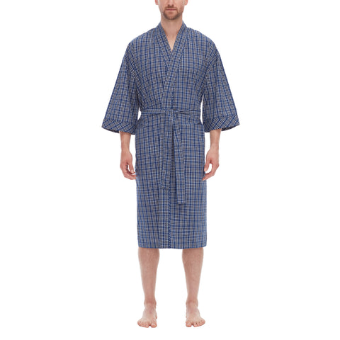 Montauk Hooded Robe With Piping