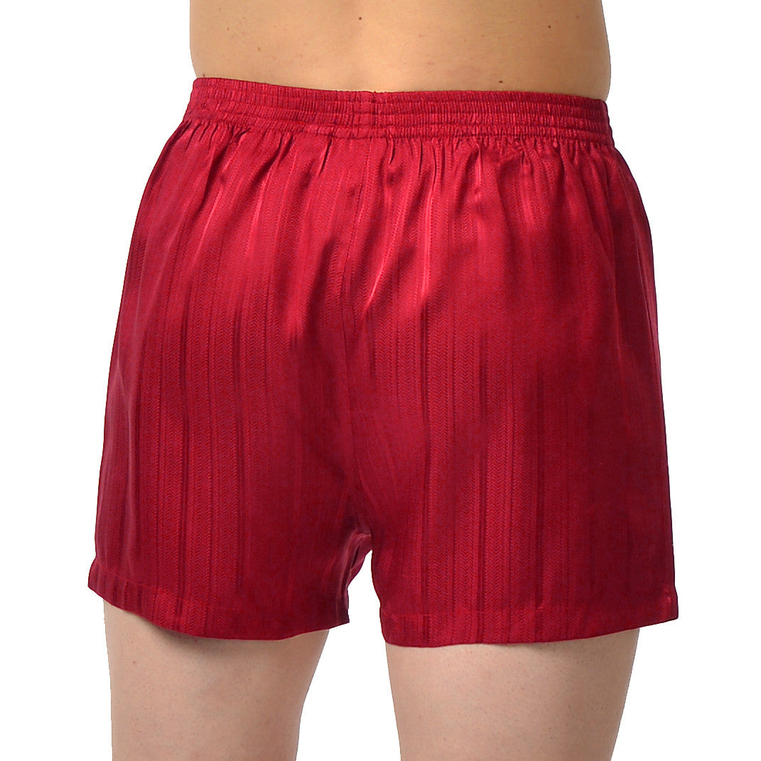 Herringbone Stripe Silk Boxer Short