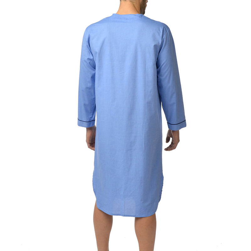 Cotton Nightshirt In Blue