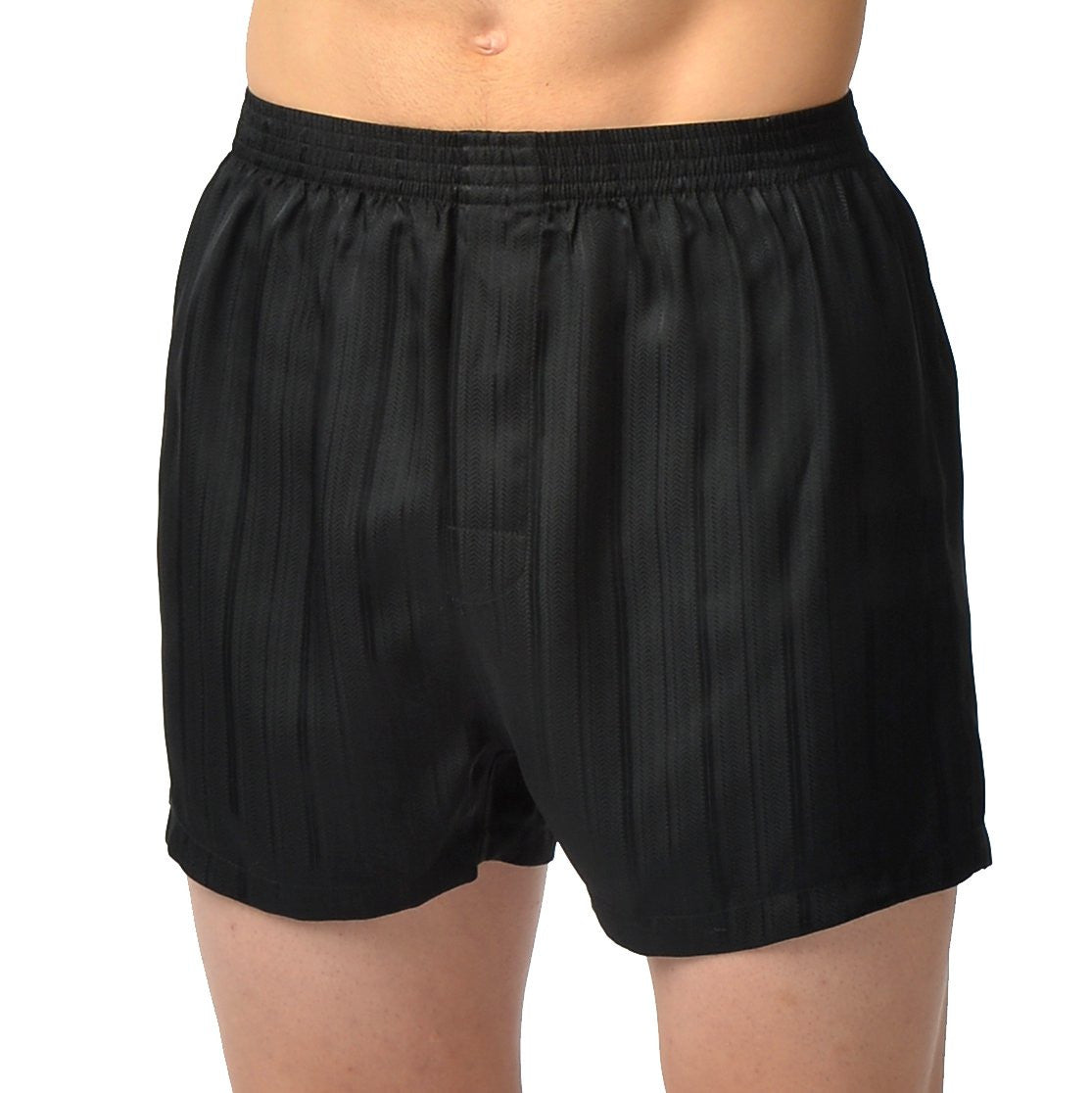 Herringbone Stripe Silk Boxer Short