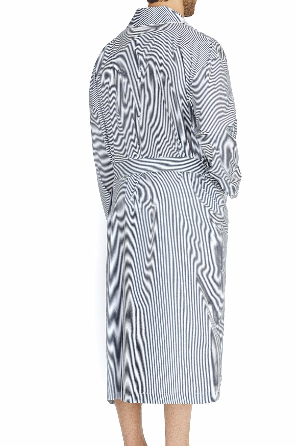 Cobalt Woven Shawl Robe