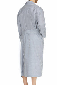 Big and Tall Cobalt Woven Shawl Robe